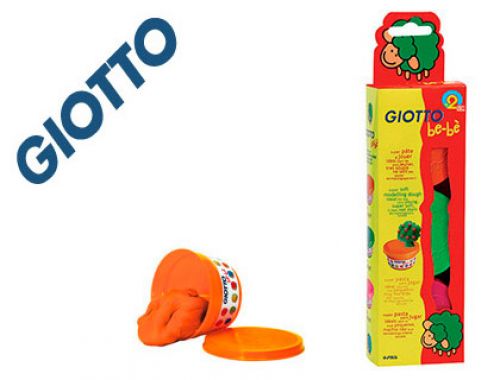 Pasta para modelar giotto bebe pack 3 cores sortidas dermatologicamente testada , Giotto , 79509 , 8000825462511